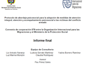 Protocolo abordaje psicosocial atención integral víctimas conflicto armado Arévalo col. (MPS-OIM)