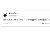 Anonymous dice supuesto 'sistema operativo' falso tiene troyanos